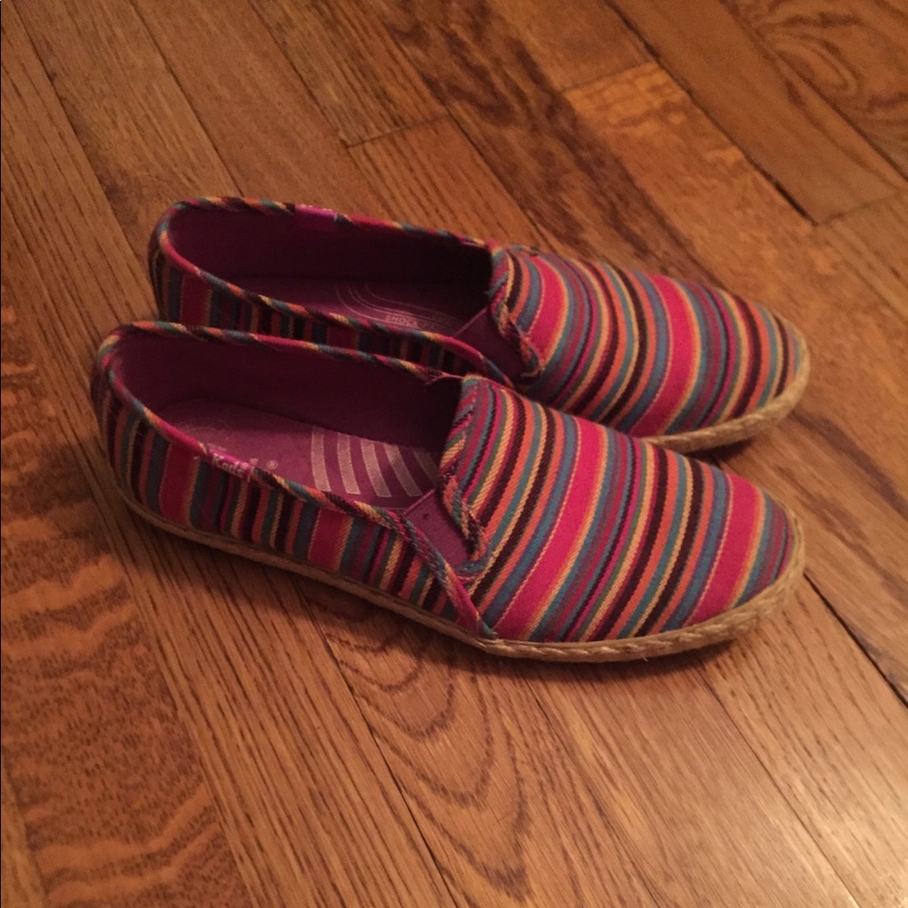 Striped keds size 7